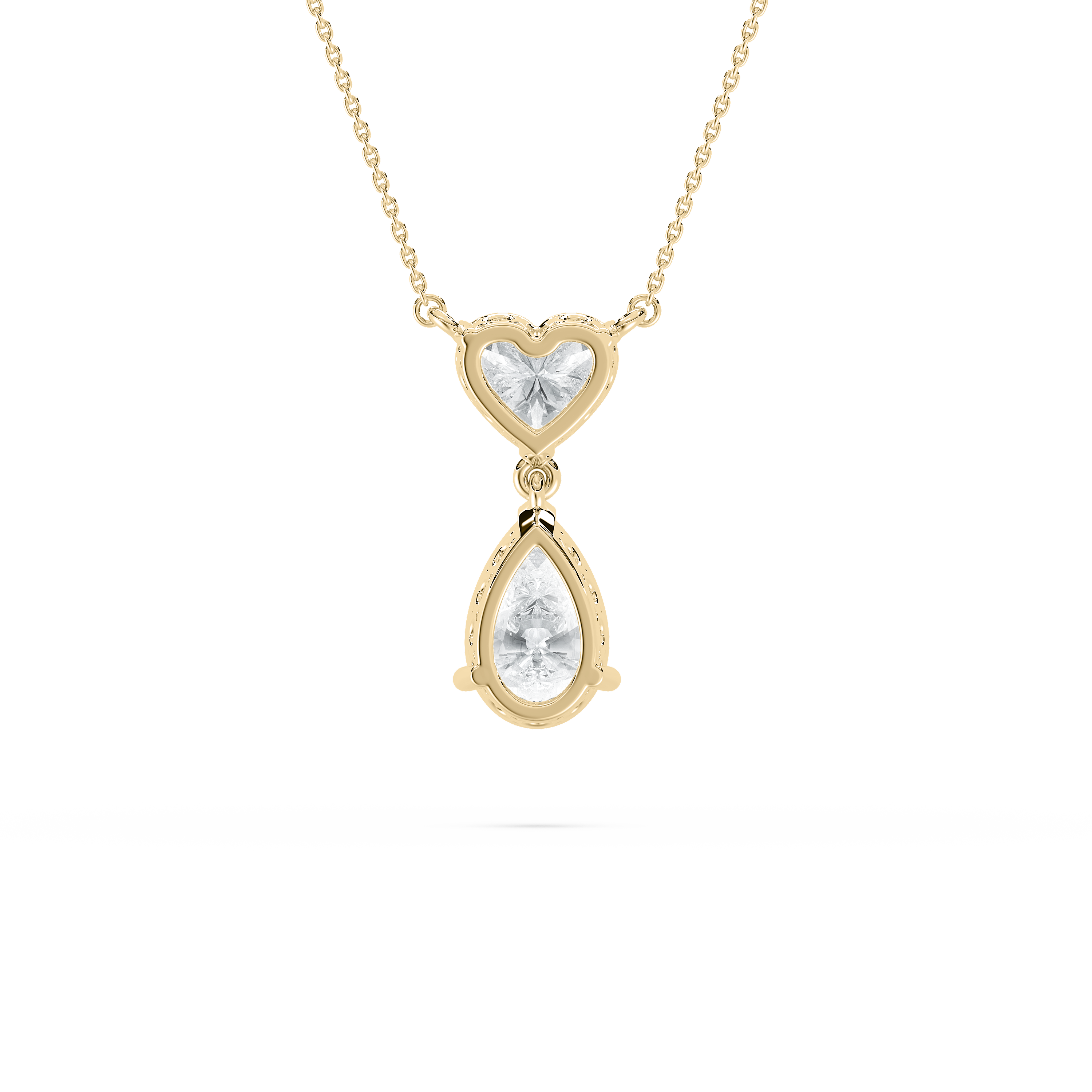 Pear And Heart Diamond Willsom Fashion Pendant
