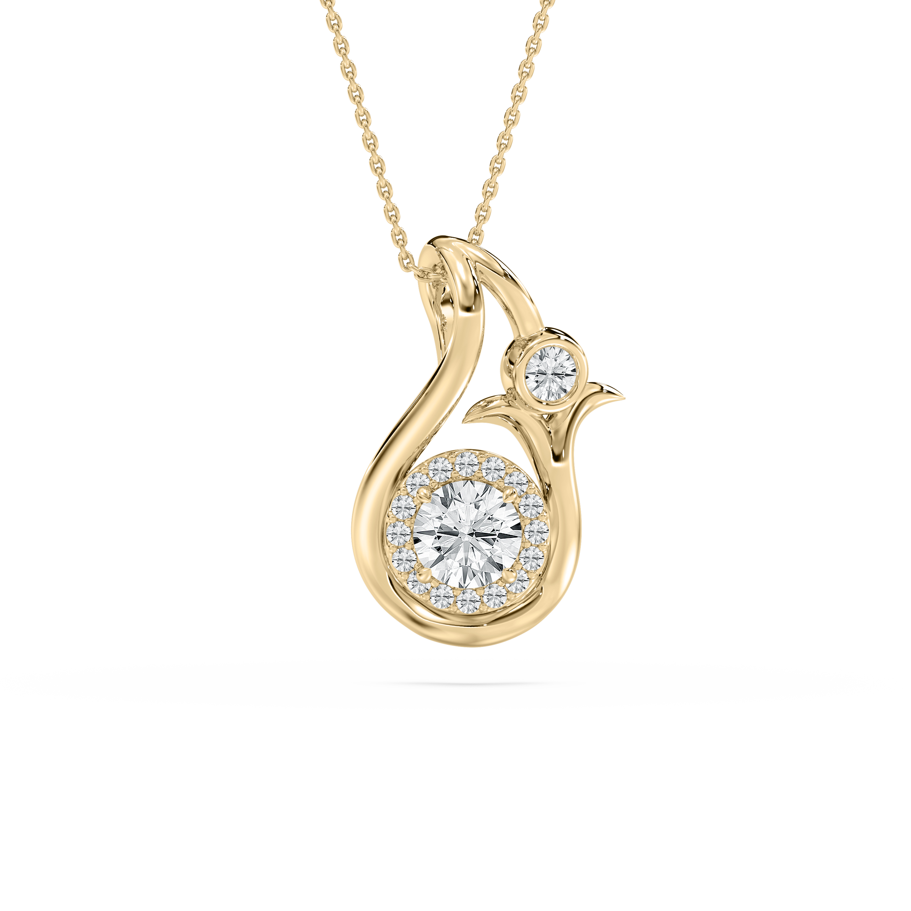 Round Diamond Mesmera Fashion Pendant