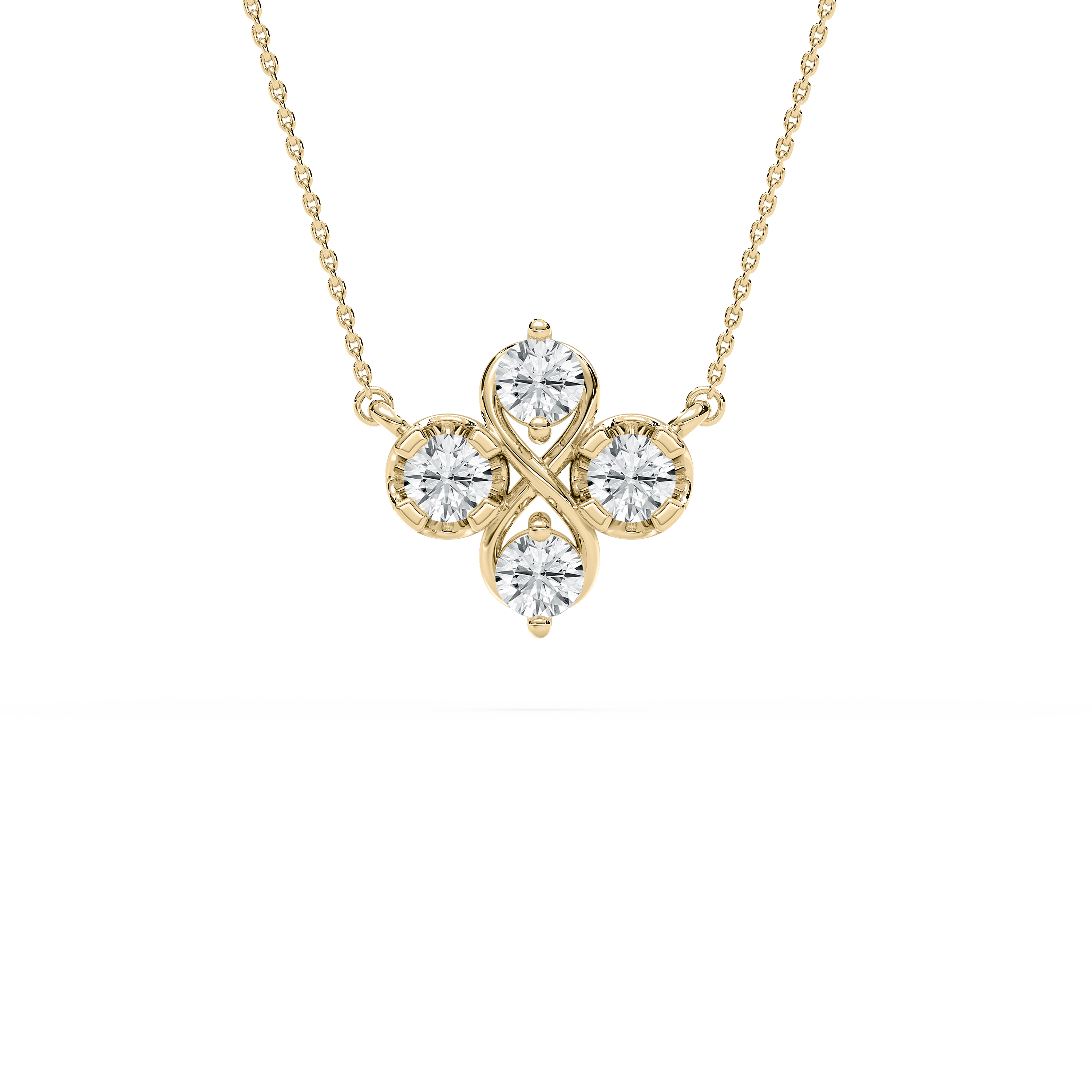 1 Carat Round Diamond Travisca Fashion Pendant