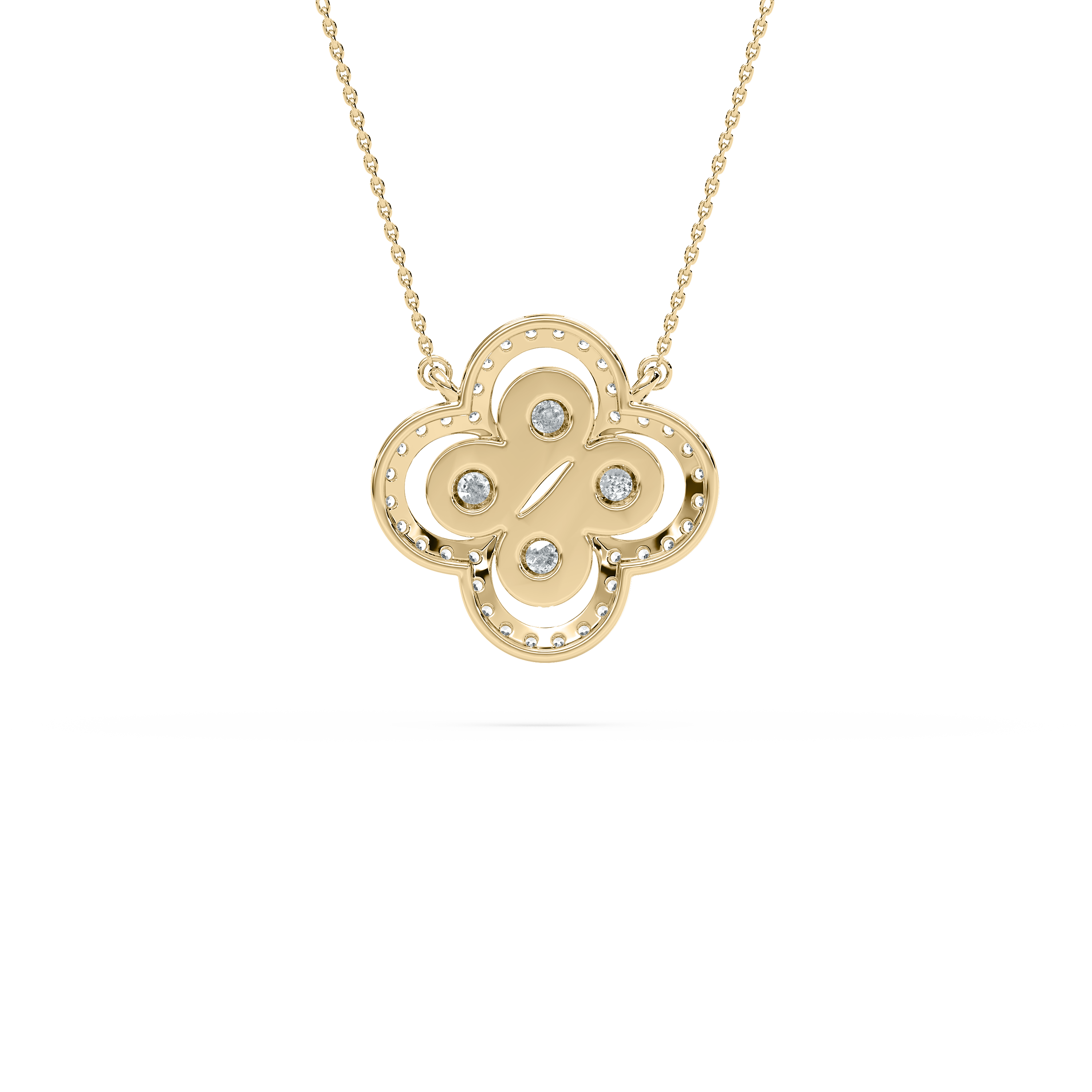Round Diamond Lizzie Fashion Pendant