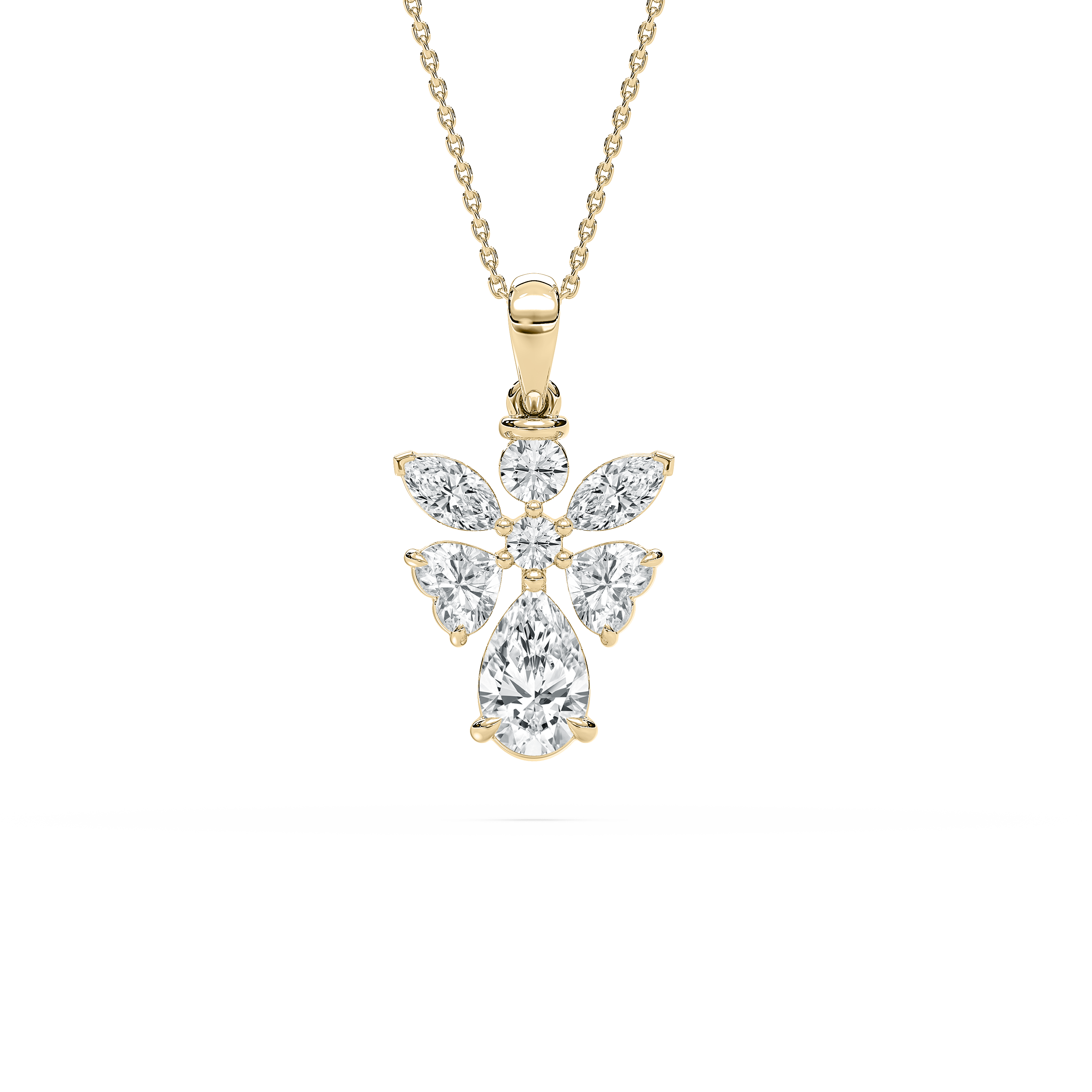 Multi Shape Diamond Macario Fashion Pendant