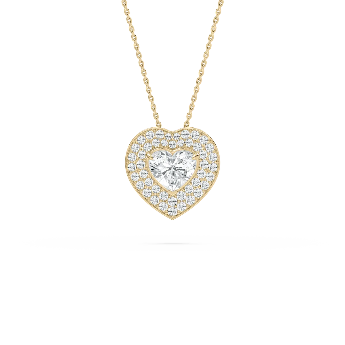 1.50 Carat Heart Diamond Heartfelt Fashion Pendant