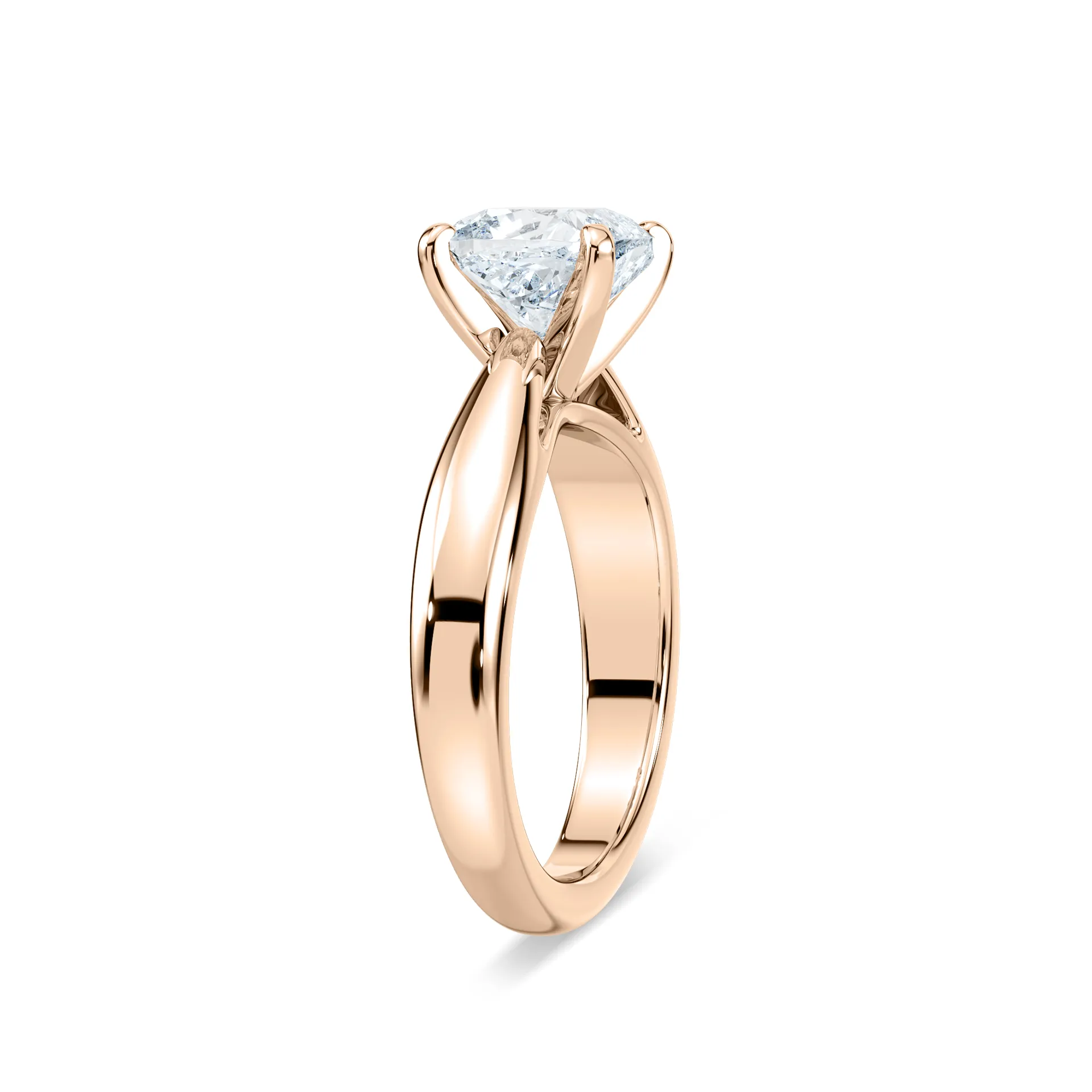 2 Carat Square Cushion Diamond Bernice Solitaire Ring