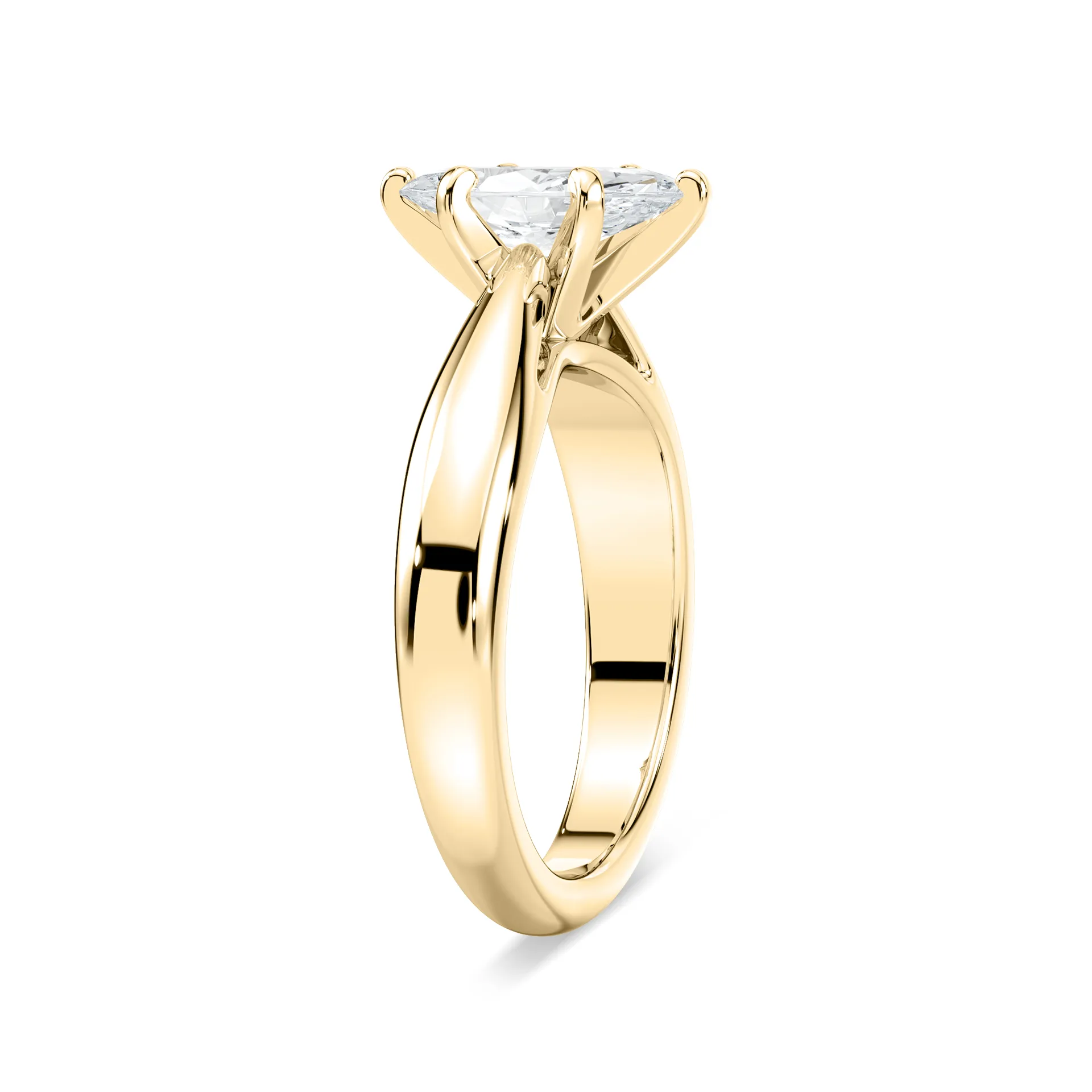 1 Carat Marquise Diamond Bernice Solitaire Ring