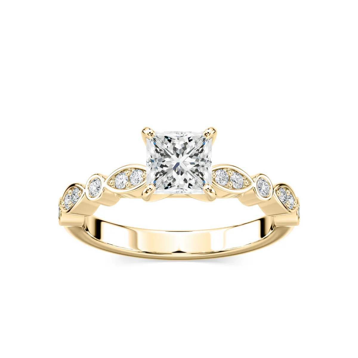 1 Carat Princess Diamond Precious Ring