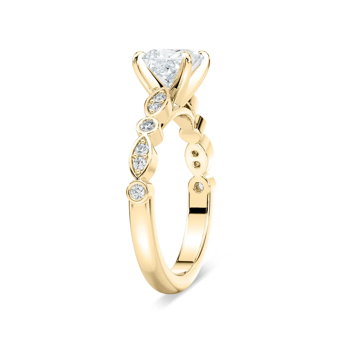 1 Carat Princess Diamond Precious Ring