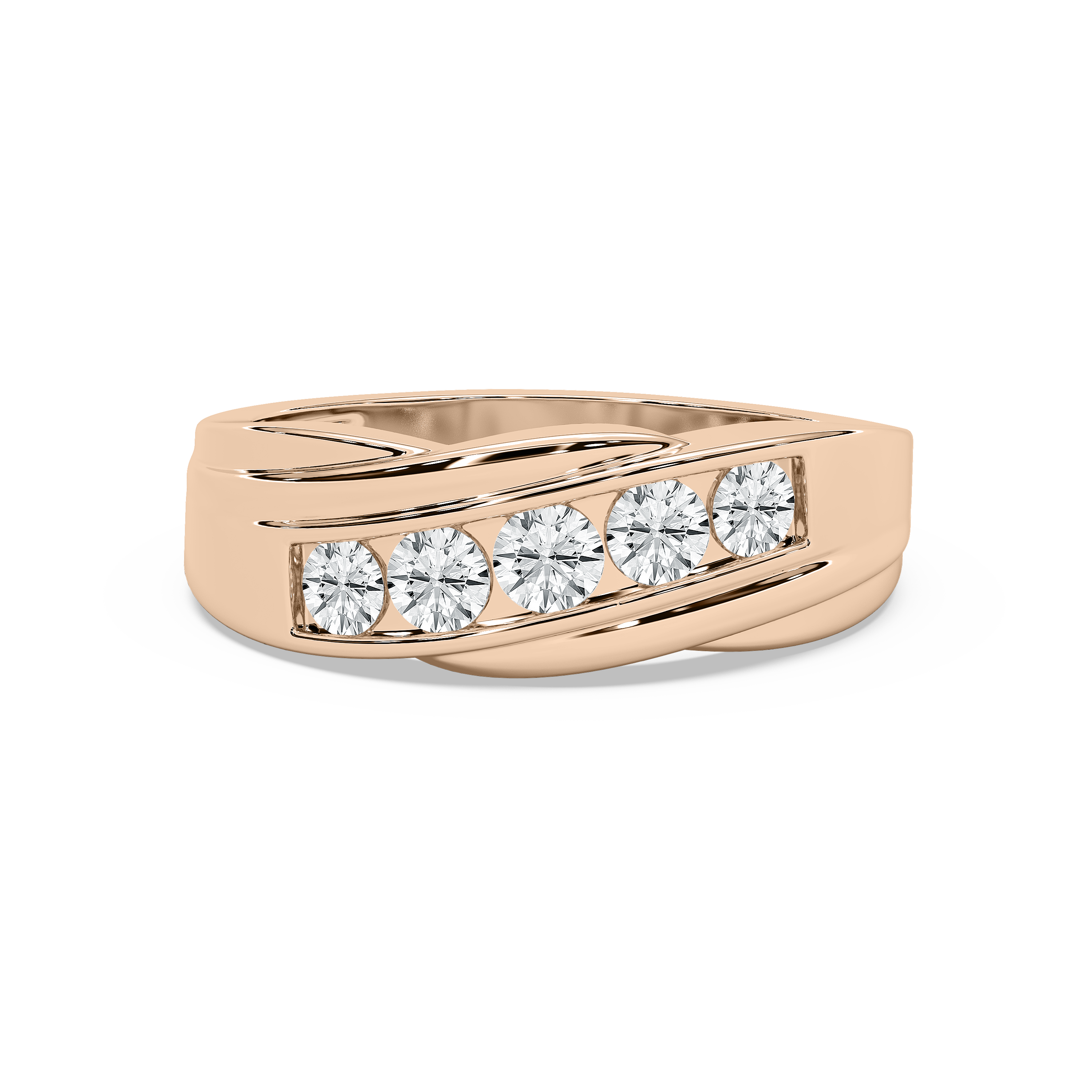 Round Diamond Neilina Men Ring