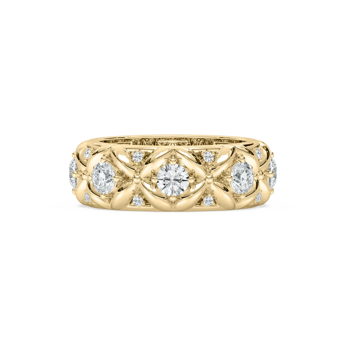 Aquilone Round Diamond Wedding Band