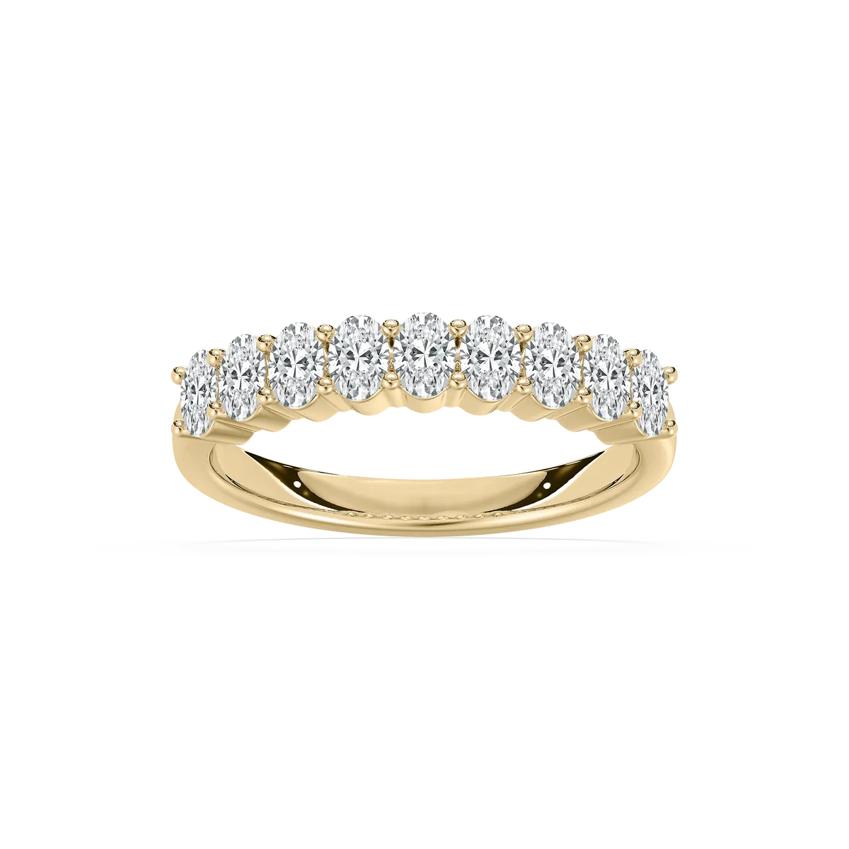 1 Carat Oval Diamond Damas Eternity Band