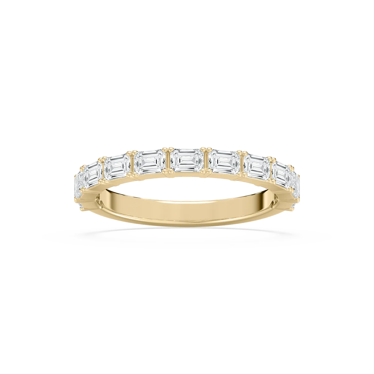 Emerald Cut Lab-Grown Diamond Eternity Ring for Women