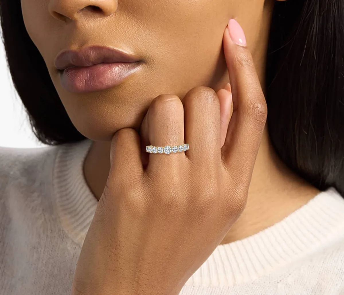1.50 Carat Round Diamond Classic Eternity Band