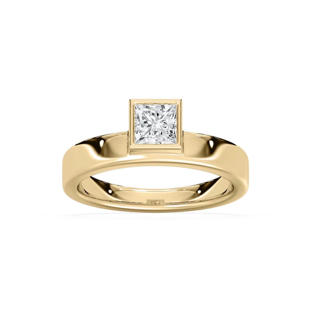 Princess Cut Lab-Grown Solitaire Engagement Ring