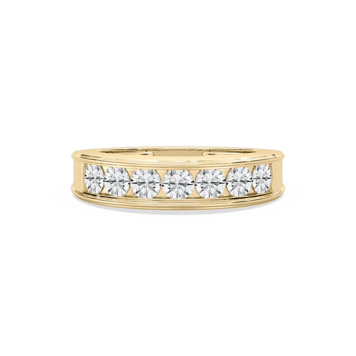 1 Carat Round Diamond Damas Eternity Band