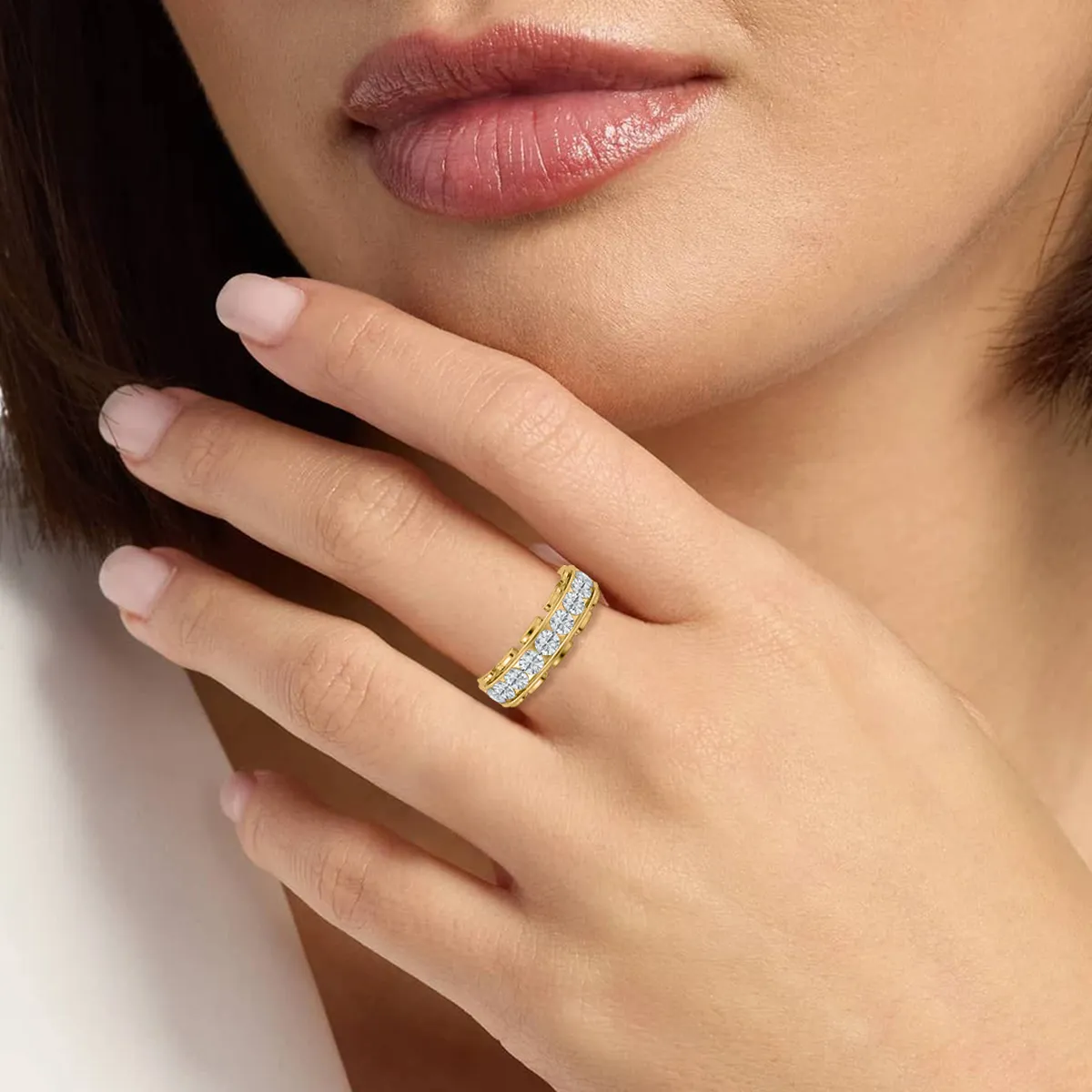 1.5 Carat Round Diamond Irena Classic Eternity Band